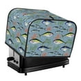 thumbnail image 1 of Lsque Various Wild Sea Fish Print 4 Slice Toaster Cover , Kitchen Appliance Dustproof Protector , Toaster Protector Dustproof Kitchen Appliance Cover, 1 of 7