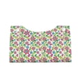thumbnail image 1 of Lsque Vector Mexican Otomi Style Bright Printed Long Tissue Box Cover Holder, Facial Paper Organizer Dispenser,Triangle with Bottom Belt, PVC Leather Decorative Organizer, 1 of 9