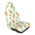 thumbnail image 1 of Lsque Vegan Fruit Carrot Pattern Car Seat Covers for Front Seats , Waterproof Seat Covers for Cars, Sporty Front Seat Covers,Car Seat Cover Protector Front Seats, 1 of 5