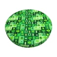 thumbnail image 1 of Lsque Vegetables Pattern Round Bar chair cushion covers Velvet Fabric Premium Comfort Protects from Scratches and Stains for 14-17 Inch Chair-13 inch, 1 of 7