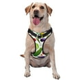 thumbnail image 1 of Lsque Vegetables2 Dog Harness, No-Pull Pet Harness with 2 Leash Clips, Adjustable Soft Padded Dog Vest with Easy Control Handle for Large Dogs-Small, 1 of 9
