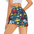 thumbnail image 1 of Lsque Vehicles Cartoon with Funny Drivers,Animal Drivers Printed Women's Running Shorts with Liner Pockets,Elastic Quick Dry Workout Athletic Gym Yoga Shorts,Womens High Waist Shorts-XX-Large, 1 of 9