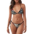 thumbnail image 1 of Lsque Vibrant Bunny Ride Pattern Women Two Piece Swimsuit Sexy Swimwear Halter String Triangle Bikini Sets, 1 of 6