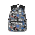 thumbnail image 1 of Lsque Video Game Classic Casual Backpack - Large Capacity Water-Resistant Backpack for School, Work, Travel, and Outdoor Activities, 1 of 8