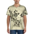 thumbnail image 1 of Lsque Vintage Floral Pattern Mens Polo Golf Shirts Funny Graphics Shorts Sleeve Button Shirts Baseball T-shirt-X-Large, 1 of 7