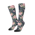thumbnail image 1 of Lsque Vintage Floral Printed Crew Socks Men's Women's LightWeight Thin Casual Calf Socks ,Knee High Socks,Cotton Socks, 1 of 9