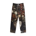 thumbnail image 1 of Lsque Vintage Floral Vase A Print Men's Pajama Pants, Lounge Pant - Comfortable Home Wear,Elastic Waistband, Stylish Design-Small, 1 of 9