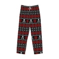 thumbnail image 1 of Lsque Vintage Maple Leaf with Skull Pattern Print Men's Pajama Pants, Lounge Pant - Comfortable Home Wear,Elastic Waistband, Stylish Design-Medium, 1 of 9