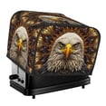 thumbnail image 1 of Lsque Vintage Pattern Bald Eagle Print 4 Slice Toaster Cover , Kitchen Appliance Dustproof Protector , Toaster Protector Dustproof Kitchen Appliance Cover, 1 of 7