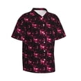thumbnail image 1 of Lsque Vintage Psychedelic pattern Hawaiian Shirt for Men, Unisex Summer Beach Casual Short Sleeve Button Down Shirts-3X-Large, 1 of 9