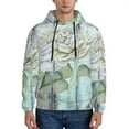 thumbnail image 1 of Lsque Vintage Rose1 Pattern Casual Men's Hoodie,Hooded Sweatshirt with Kangaroo Pocket,Pullover Hoodie-3X-Large, 1 of 7