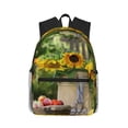 thumbnail image 1 of Lsque Vintage Wooden Bucket Classic Casual Backpack - Large Capacity Water-Resistant Backpack for School, Work, Travel, and Outdoor Activities, 1 of 8