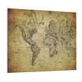 thumbnail image 1 of Lsque Vintage World Map Print Wall Art – Decorative Picture for Living Room, Bedroom, and Office (Horizontal), 1 of 6