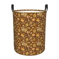 thumbnail image 1 of Lsque Vintage fall harvest basket Pattern Laundry Hamper Basket, Tall Woven Rope Hamper Basket for Clothes, Lightweight Storage Basket, Collapsible Waterproof-, 1 of 6