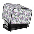 thumbnail image 1 of Lsque Violets Flowers Print 4 Slice Toaster Cover , Kitchen Appliance Dustproof Protector , Toaster Protector Dustproof Kitchen Appliance Cover, 1 of 7