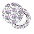 thumbnail image 1 of Lsque Violets Flowers Round Bar chair cushion covers Velvet Fabric Premium Comfort Protects from Scratches and Stains for 14-17 Inch Chair- 14 inch, 1 of 7