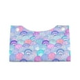 thumbnail image 1 of Lsque Watercolor Sea Shells 1 Printed Long Tissue Box Cover Holder, Facial Paper Organizer Dispenser,Triangle with Bottom Belt, PVC Leather Decorative Organizer, 1 of 9
