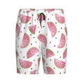 thumbnail image 1 of Lsque Watermelon Mens Sleep Pajama Shorts,Short Pajama Pants, Cotton Ultra-Soft Knit-Small, 1 of 9