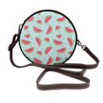 thumbnail image 1 of Lsque Watermelon Pattern Shoulder Bag – Microfiber Leather Crossbody with Detachable Strap & Handle Ring, Waterproof & Durable, Elegant Everyday Carry, 1 of 5