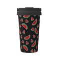 thumbnail image 1 of Lsque Watermelon Pattern Travel Coffee Mug 16oz: Insulated Coffee Cup with Leakproof Lid, Coffee Tumbler, Reusable Coffee Cups with Seal Lid, 1 of 8