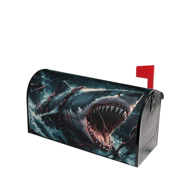 Lsque Wave Chain Shark Mailbox Cover Standard Size Mailbox