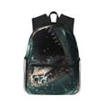 thumbnail image 1 of Lsque Wave Ocean Animal Shark Classic Casual Backpack - Large Capacity Water-Resistant Backpack for School, Work, Travel, and Outdoor Activities, 1 of 8