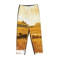 thumbnail image 1 of Lsque Western Cowboy Ranch Print Women's Pajama Pants, Lounge Pant - Comfortable Home Wear,Elastic Waistband, Stylish Design-Large, 1 of 9
