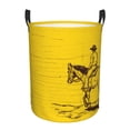 thumbnail image 1 of Lsque Western Desert Cowboy 1 Pattern Laundry Hamper Basket, Tall Woven Rope Hamper Basket for Clothes, Lightweight Storage Basket, Collapsible Waterproof-Medium, 1 of 6