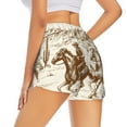 thumbnail image 1 of Lsque Western Desert Cowboys1 Printed Women's Running Shorts with Liner Pockets,Elastic Quick Dry Workout Athletic Gym Yoga Shorts,Womens High Waist Shorts-Small, 1 of 9