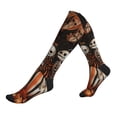thumbnail image 1 of Lsque Whimsical Halloween Skeletons Pattern Sport Compression Socks for Men & Women 15-20 mmHg Knee High Nurse Pregnant Running Medical and Travel Athletic, 1 of 1