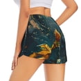 thumbnail image 1 of Lsque Whimsical Starry Night Scene Printed Women's Running Shorts with Liner Pockets,Elastic Quick Dry Workout Athletic Gym Yoga Shorts,Womens High Waist Shorts-XX-Large, 1 of 9