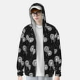 thumbnail image 1 of Lsque White Flower Dandelion UPF 50+ Lightweight Sun Protection Men's Women's Long Sleeve Shirt, Hoodie Performance -Small, 1 of 9