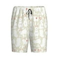 thumbnail image 1 of Lsque White Rabbit Mens Sleep Pajama Shorts,Short Pajama Pants, Cotton Ultra-Soft Knit-Small, 1 of 9
