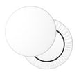 thumbnail image 1 of Lsque White Round Bar chair cushion covers Velvet Fabric Premium Comfort Protects from Scratches and Stains for 14-17 Inch Chair- 12 inch, 1 of 7