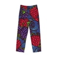 thumbnail image 1 of Lsque Wild Berries Print Men's Pajama Pants, Lounge Pant - Comfortable Home Wear,Elastic Waistband, Stylish Design-Small, 1 of 9