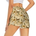 thumbnail image 1 of Lsque Wild West Cowboy Printed Women's Running Shorts with Liner Pockets,Elastic Quick Dry Workout Athletic Gym Yoga Shorts,Womens High Waist Shorts-X-Large, 1 of 9