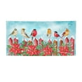 thumbnail image 1 of Lsque Winter Birds on the Fence Pattern Party Banner, Festive Banner , Holiday Celebrations and Events for Carnival Birthday Party Festival Decorations-Medium, 1 of 8