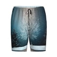 thumbnail image 1 of Lsque Winter Rabbit Mens Sleep Pajama Shorts,Short Pajama Pants, Cotton Ultra-Soft Knit-4X-Large, 1 of 9