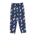 thumbnail image 1 of Lsque Winter old man Playtime Print Women's Pajama Pants, Lounge Pant - Comfortable Home Wear,Elastic Waistband, Stylish Design-X-Large, 1 of 9