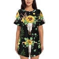 thumbnail image 1 of Lsque Women's Short-Sleeved Pajama Set - 2 Piece Soft and Lightweight Sleepwear Set-Small, 1 of 9
