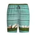 thumbnail image 1 of Lsque Wood Grain Mens Sleep Pajama Shorts,Short Pajama Pants, Cotton Ultra-Soft Knit-X-Large, 1 of 9