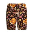 thumbnail image 1 of Lsque Woodland Creatures Floral Mens Sleep Pajama Shorts,Short Pajama Pants, Cotton Ultra-Soft Knit-3X-Large, 1 of 9