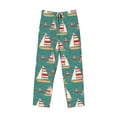 thumbnail image 1 of Lsque Yachts And Buoys Print Men's Pajama Pants, Lounge Pant - Comfortable Home Wear,Elastic Waistband, Stylish Design-Large, 1 of 9