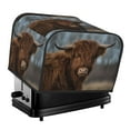 thumbnail image 1 of Lsque Yak Print 4 Slice Toaster Cover , Kitchen Appliance Dustproof Protector , Toaster Protector Dustproof Kitchen Appliance Cover, 1 of 7