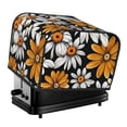 thumbnail image 1 of Lsque Yellow White Daisy Pattern Print 4 Slice Toaster Cover , Kitchen Appliance Dustproof Protector , Toaster Protector Dustproof Kitchen Appliance Cover, 1 of 7