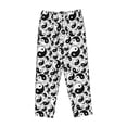thumbnail image 1 of Lsque Yin And Yang Print Women's Pajama Pants, Lounge Pant - Comfortable Home Wear,Elastic Waistband, Stylish Design-Large, 1 of 9