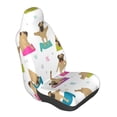 thumbnail image 1 of Lsque Yoga Dogs Poses Pattern Car Seat Covers for Front Seats , Waterproof Seat Covers for Cars, Sporty Front Seat Covers,Car Seat Cover Protector Front Seats, 1 of 5