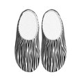 thumbnail image 1 of Lsque Zebra Skin Pattern Womens Comfort Cotton on Scuff With Memory Foam and Anti-skid Sole Slipper-46/47, 1 of 7