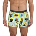 thumbnail image 1 of Lsque arious dog breeds Pattern Men’s Total Support Pouch Boxer Briefs, X-Temp Cooling, Moisture-Wicking Underwear, Regular, Long-leg and Trunk-XX-Large, 1 of 5