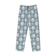 thumbnail image 1 of Lsque bead tree winter Print Men's Pajama Pants, Lounge Pant - Comfortable Home Wear,Elastic Waistband, Stylish Design-Large, 1 of 9